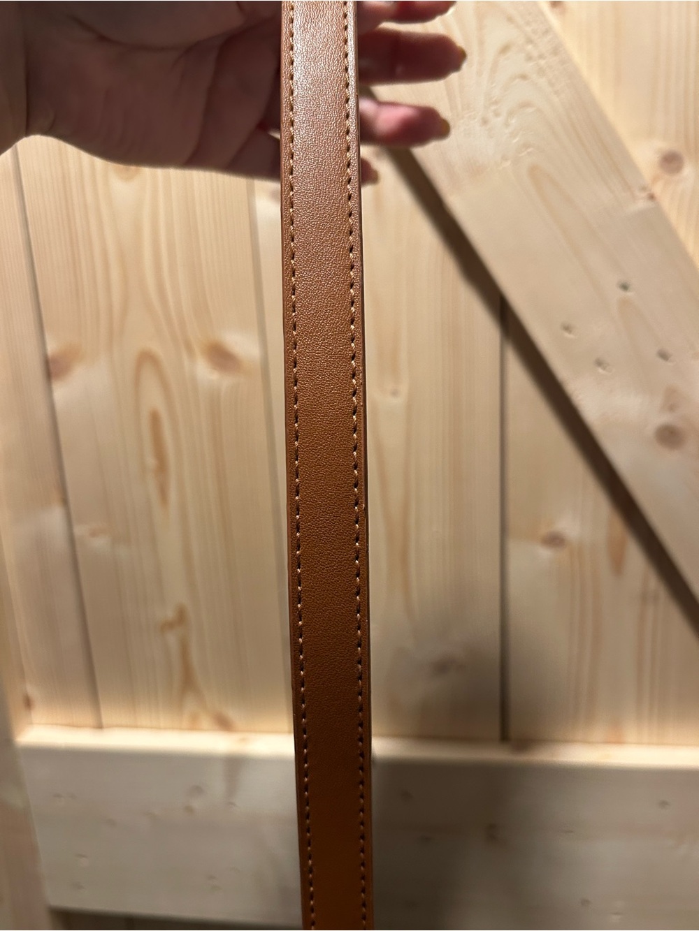 Tan Leather Adjustable Strap for bag - Picture 3 of 3
